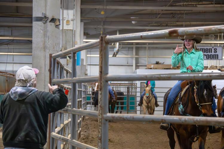 Barrel racer /COPYRIGHT RESTRICTED