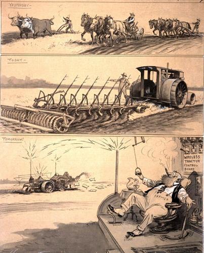 Future Radio Controlled Tractor, 1928