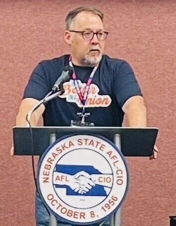 Gage elected as state AFL-CIO’s first western Nebraska president (copy)