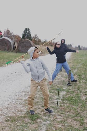 Tossing an Atlatl