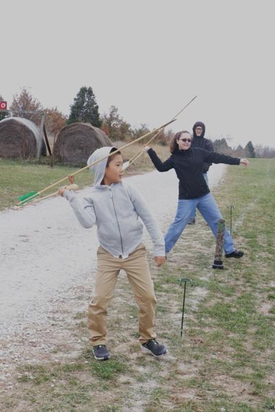 Tossing an Atlatl