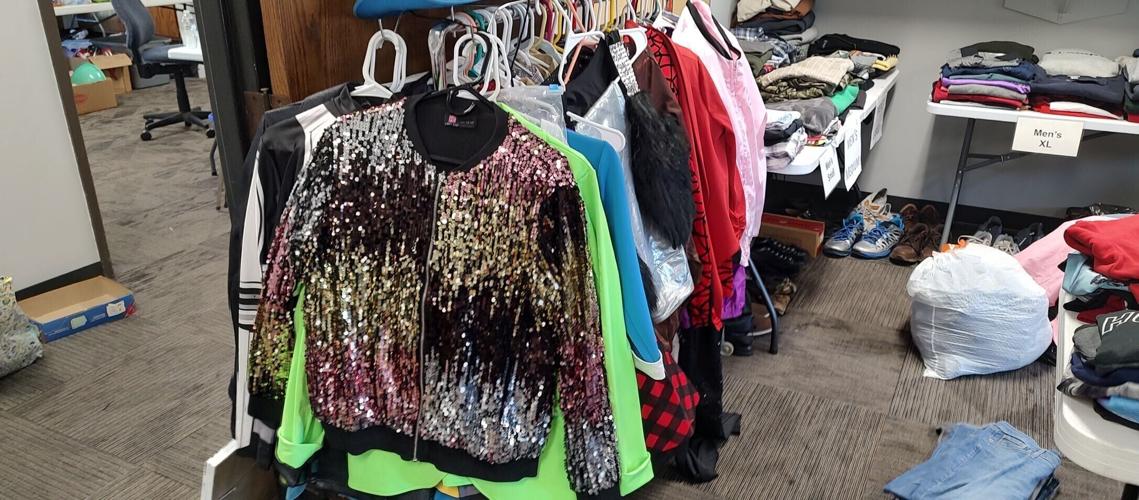 Clothing and costume rack