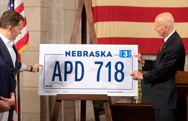 New Nebraska license plate