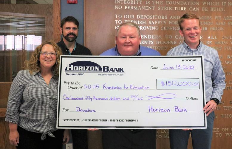 Horizon Bank Scoreboard Donation