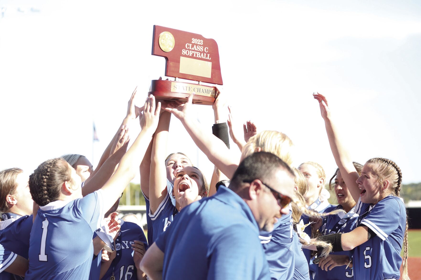 Bluejays rise to the top of Class C in softball