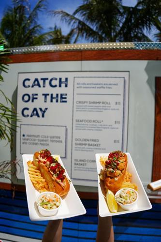 Low Tide Smoke is a new option for barbecue food within Norwegian Cruise Line’ s Great Tides Waterpark on Great Stirrup Cay in the Bahamas.