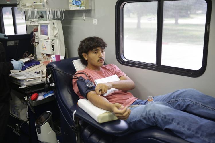 Iniguez Donating Blood