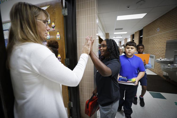 FIRST DAY OF SCHOOL AT BOSE ELEMENTARY