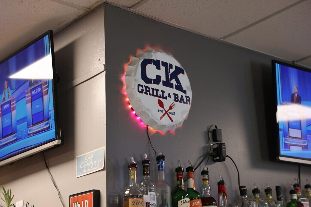CK Grill and Bar bottlecap light