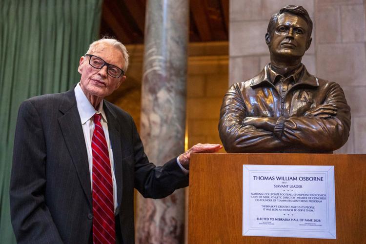 Tom Osborne Nebraska Hall of Fame Induction