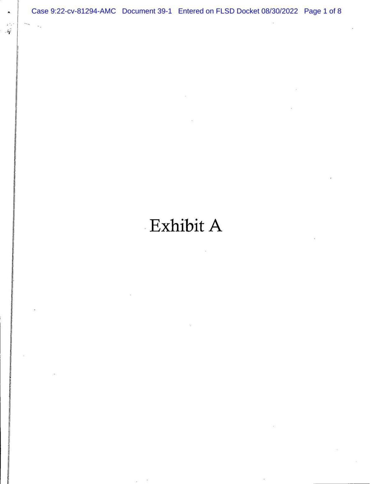 Property inventory from Mar-a-Lago search
