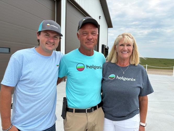 Holganix ribbon cutting near Ravenna