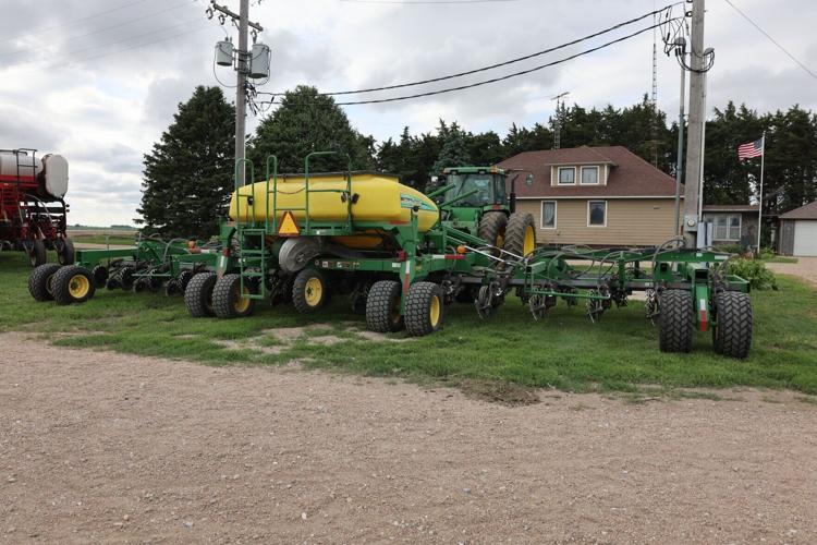 Greg Keller's drill seeder