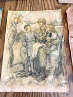 NP man breaks picture frame, finds WWII letter