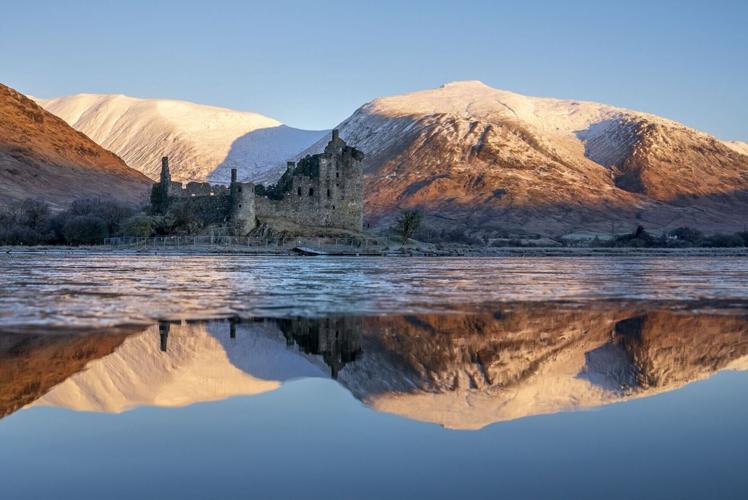 Kilchurn Castle is no longer habitable for tourists but one of Scotland's impressive histric structures.