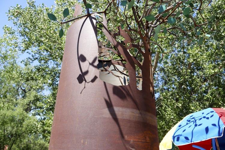 Riverside Discovery Center unveils sculpture, launches fundraiser