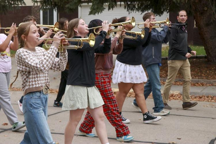 Local high school bands prepare for performances during Old West Weekend