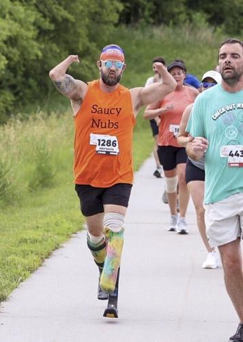 'I want to go adventure:' Scenic Monument Marathon course calls amputee runner west