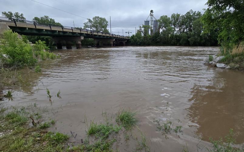 Big Blue River at more than 14 feet