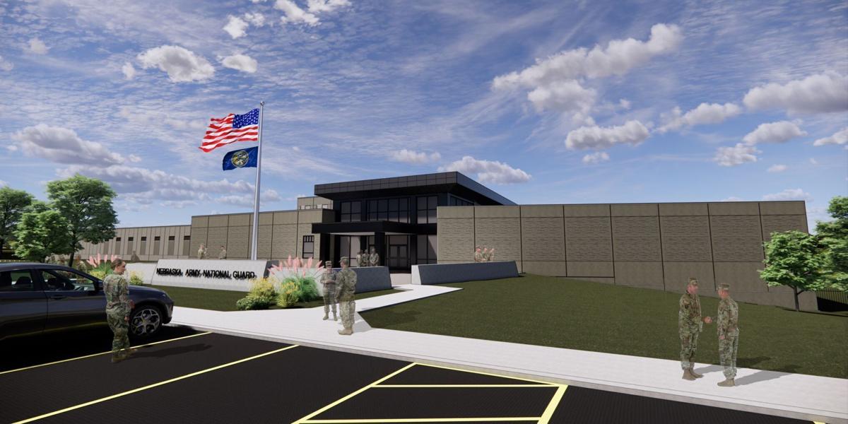Artist's rendering of Bellevue Readiness Center