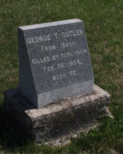 George Cutler headstone
