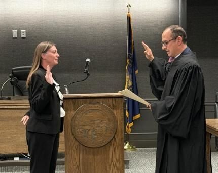 Swearing-In Ceremony for Jennifer Finigan as District 4A Chief Probation Officer