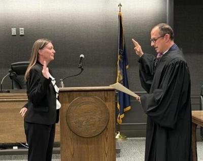 Swearing-In Ceremony for Jennifer Finigan as District 4A Chief Probation Officer