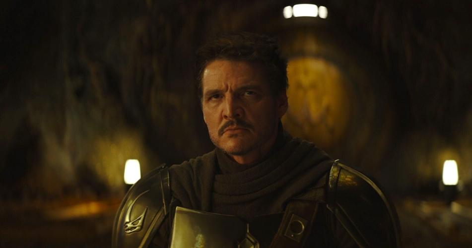 "The Mandalorian and Grogu" features a rare sight: The Mandalorian (Pedro Pascal) without his signature helmet.