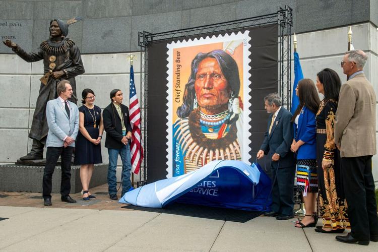 Standing Bear stamp, 5.12