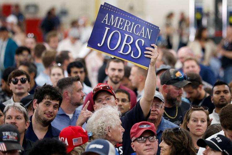 FILE PHOTO: U.S. President Donald Trump visits Michigan