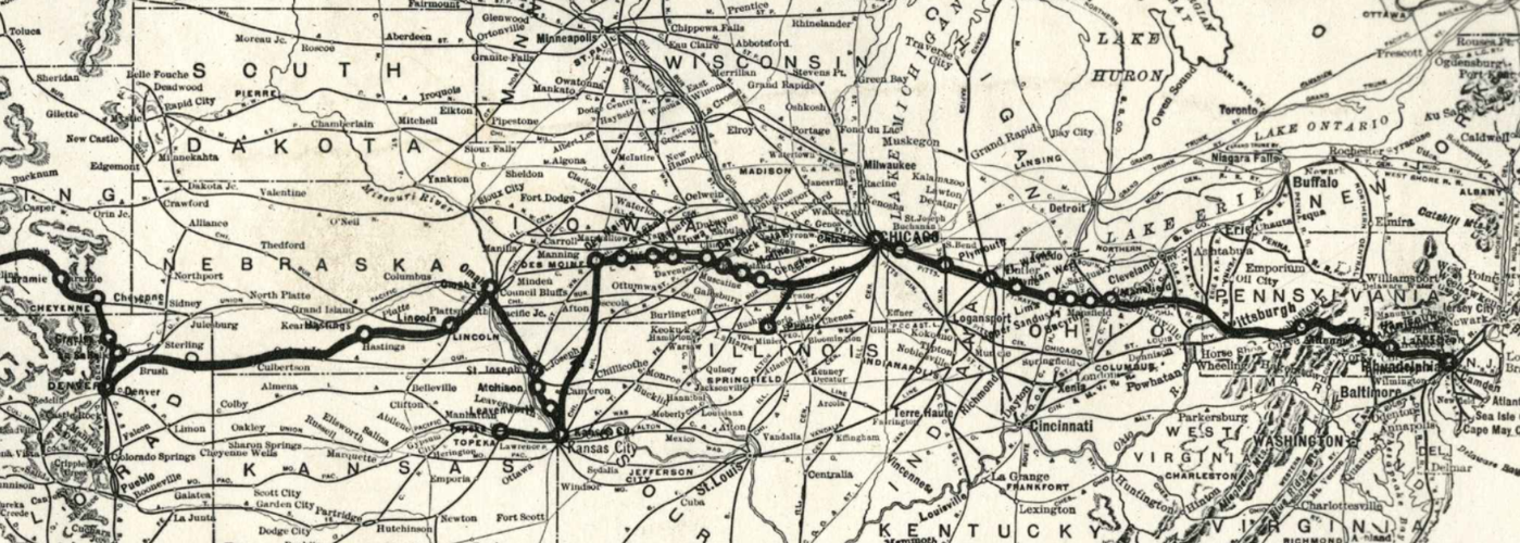 1915 Liberty Bell tour route