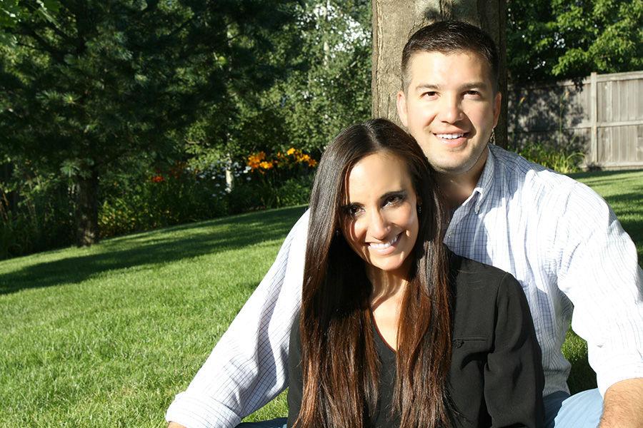 Amy Chamberlin and Derek Tesinsky
