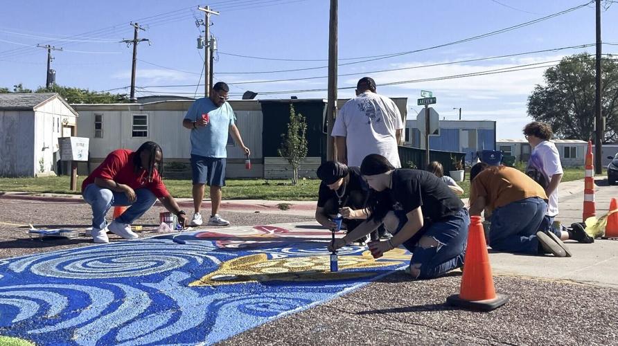 ReConnect students expand community service resumes with three new Terrytown crosswalk murals