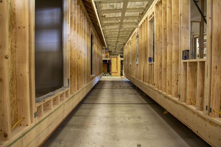 At this Gering factory, a house starts upside down and leaves on a truck