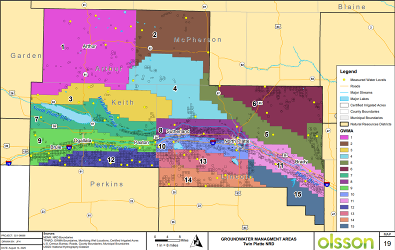 Groundwater levels, nitrates raise NRD worries in southern Keith County