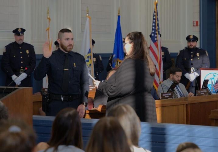Swearing in sergeant