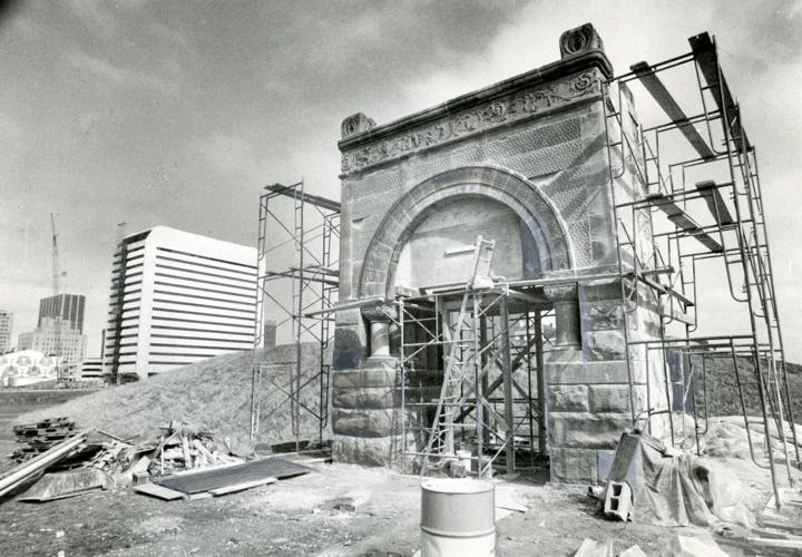 Corey-McKenzie arches on mall