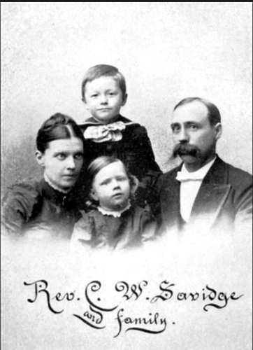 Rev. Charles W. Savidge family