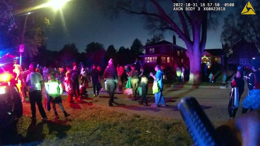 Halloween shooting crowd