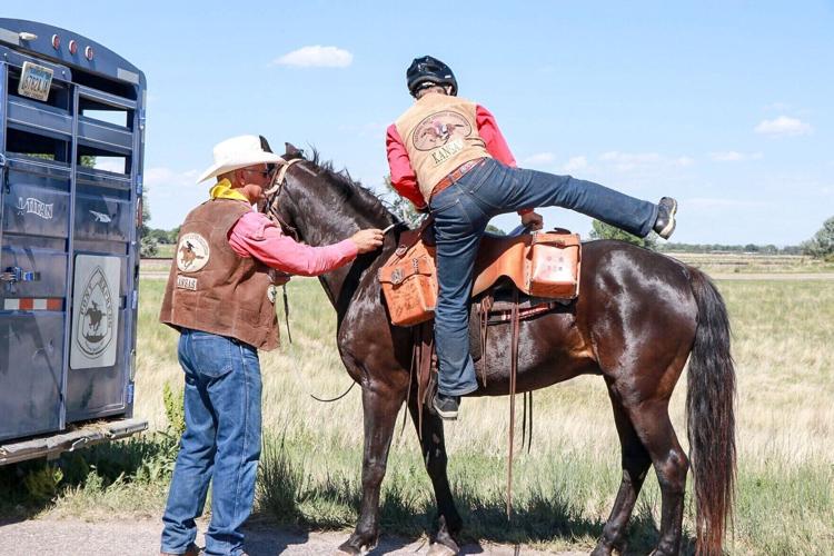 Dutch rider journeys past Chimney Rock during annual Pony Express Re-Ride