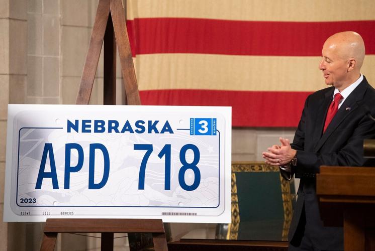 New Nebraska license plate