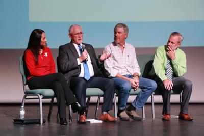 Scottsbluff Senior/Aquatic Center representatives take public questions at town hall meeting