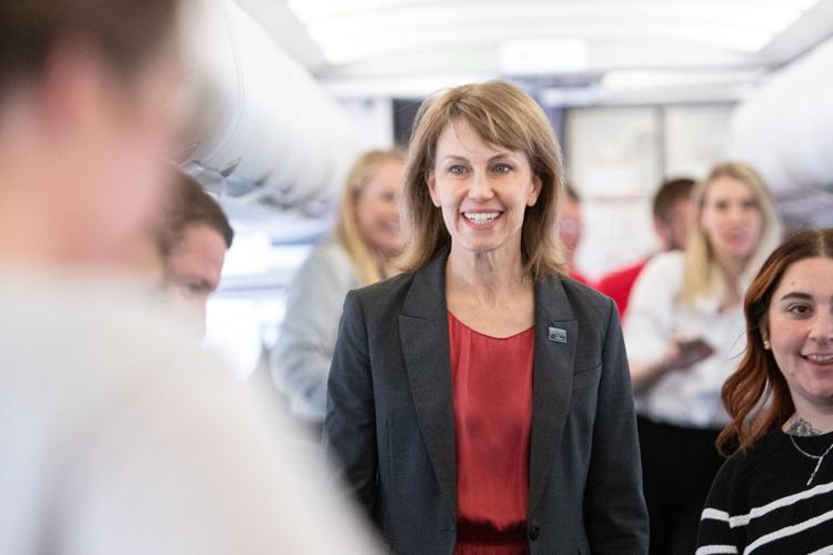 Lincoln airport new plane, 3.30