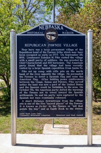Marker Monday: Republican Pawnee Village