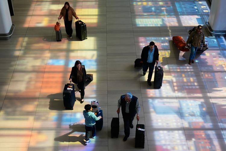 APTOPIX Travel Delays