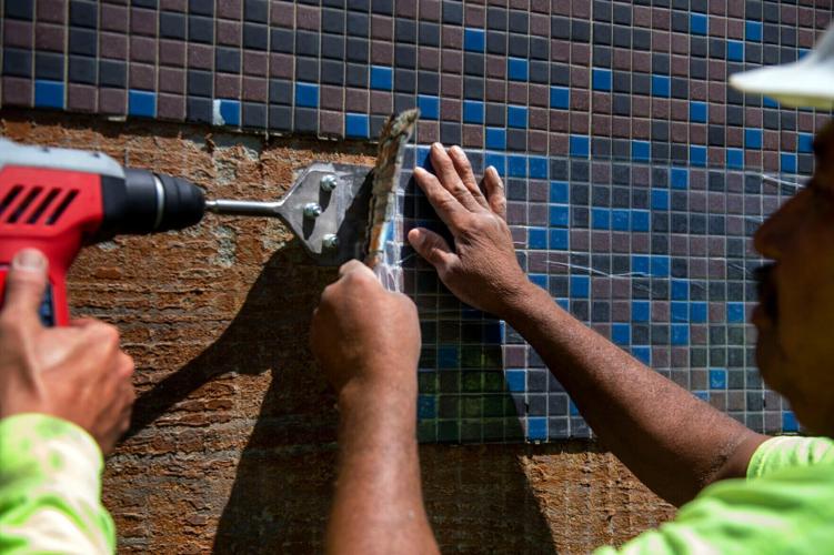 Pershing Center mural, 7.20