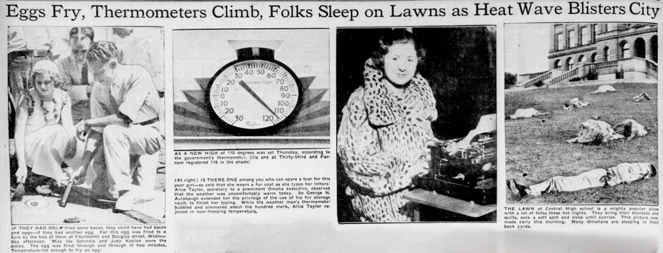 OWH photo page of 1934 heat