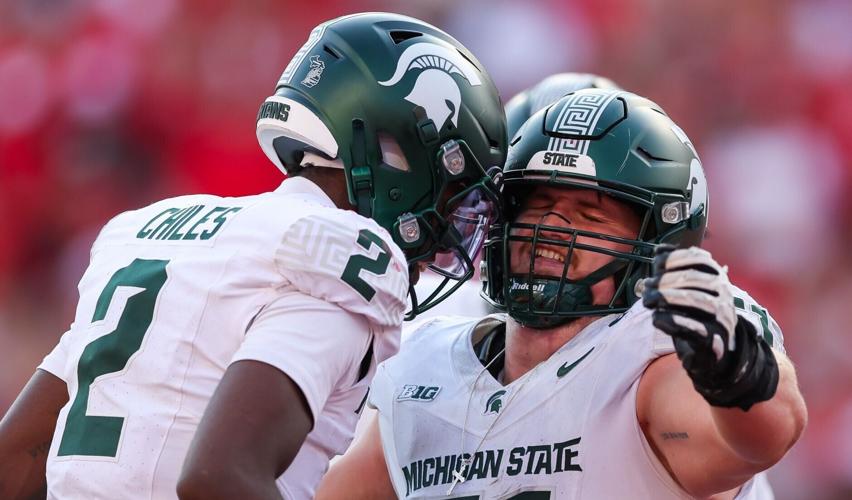 Michigan State helmet