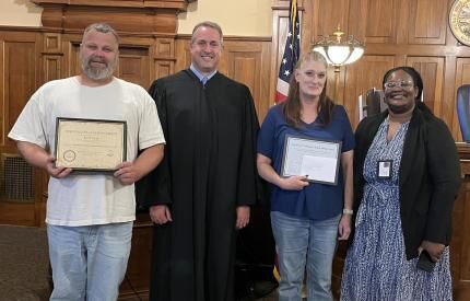 Saline County Adult Drug Court Celebrates Two Graduates