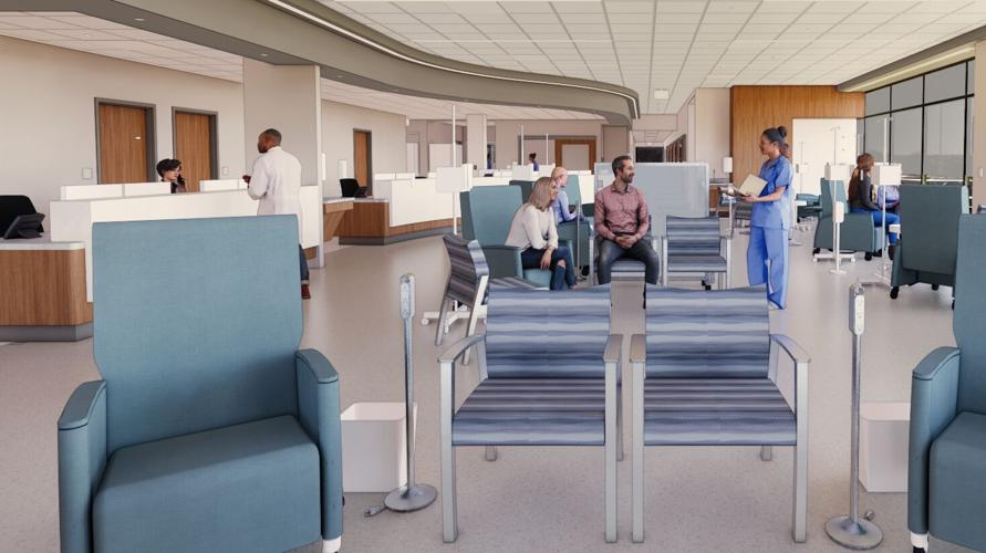 Infusion treatment area